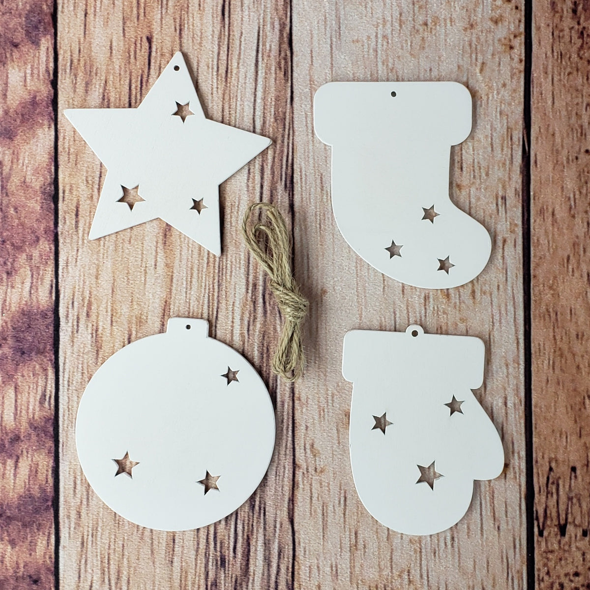 30 Pièces De Découpes En Bois En Forme De Canne De Noël à Peindre - DIY Déco De Noël | Bois Naturel Non Fini - 10
