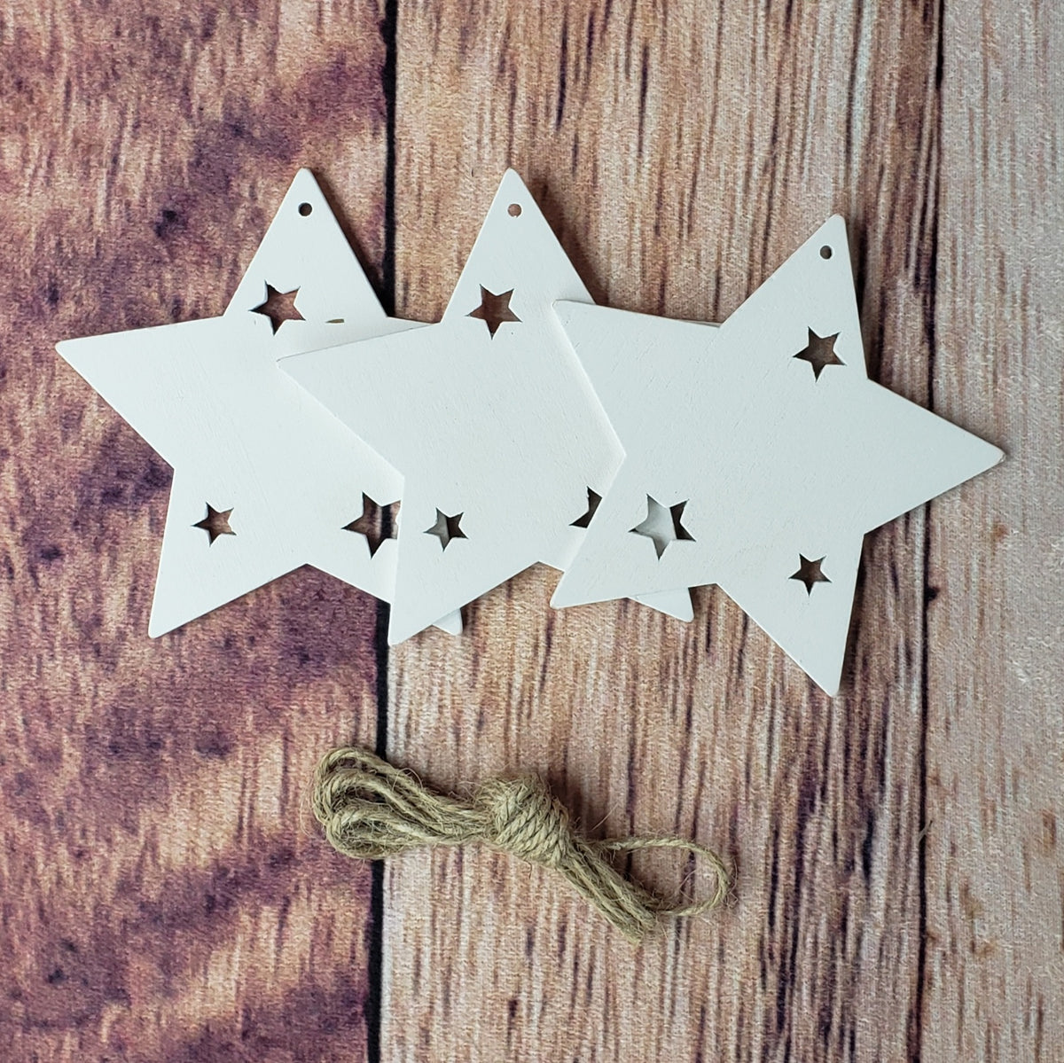 30 Pièces De Découpes En Bois En Forme De Canne De Noël à Peindre - DIY Déco De Noël | Bois Naturel Non Fini - 4