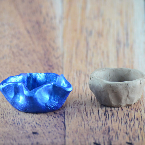Petit pot en argile sans cuisson