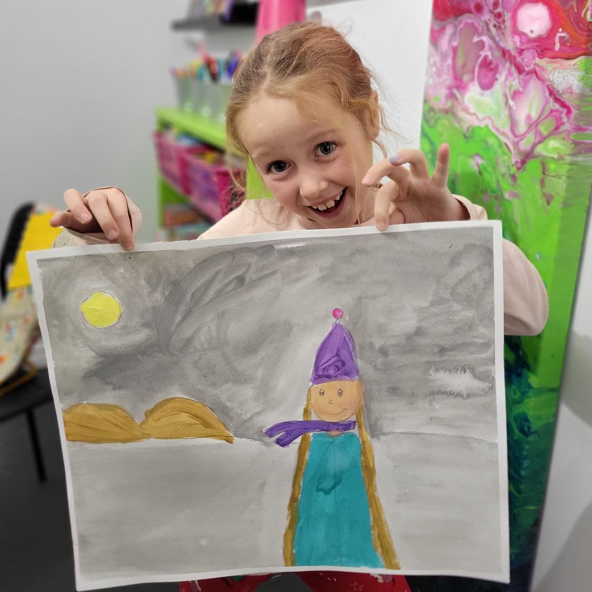 Cours d'arts plastique avec Amuzart