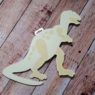 Grande forme de dinosaure en bois naturel à peindre