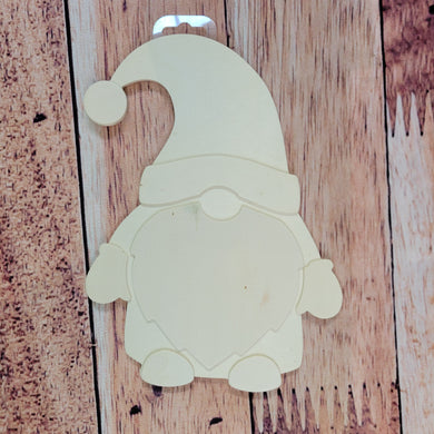 Découpe de gnome en bois naturel à peindre