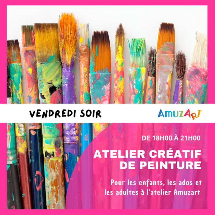 Atelier créatif du vendredi soir (à partir de 18h00)