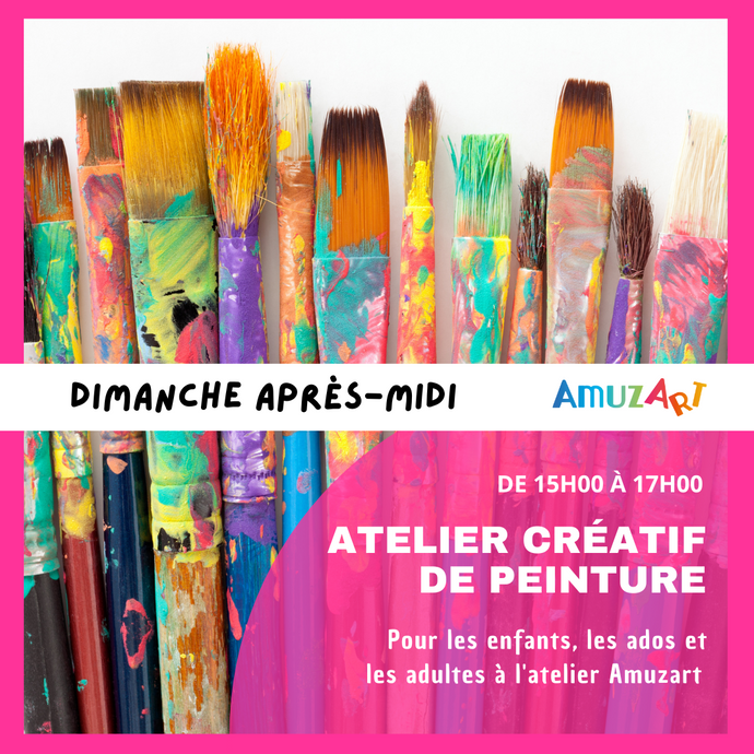 Atelier créatif du dimanche après-midi (à partir de 15h00)