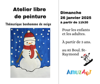 Atelier de peinture en famille | 26 janvier 2025