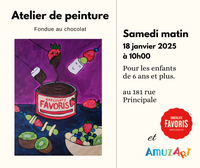 Atelier de peinture pour enfant et adulte | samedi matin | 18 janvier 2025 à 10h00