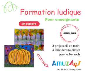 Formation ludique pour les enseignants | Jeudi soir | 10 octobre 2024 à 18h30