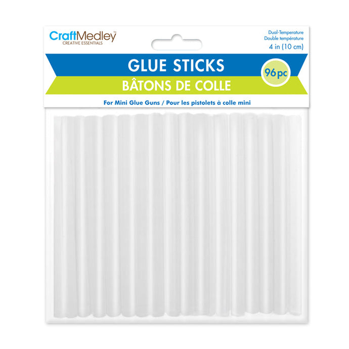 Bâtons de colle chaude pour mini pistolet (96 morceaux)