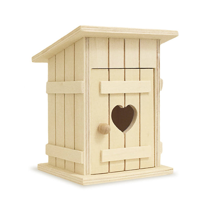 Petite maisonnette de fée en bois à peindre