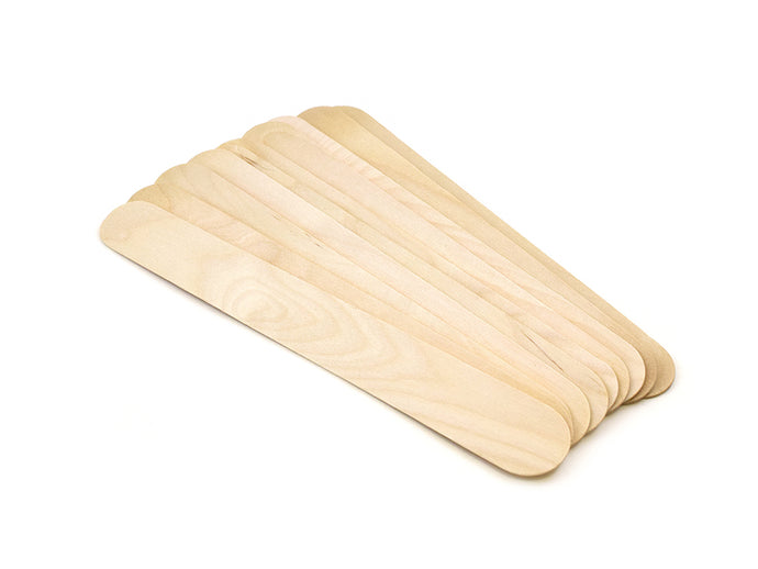 Paquet de 10 très gros bâtonnets de bois (couleurs variées)