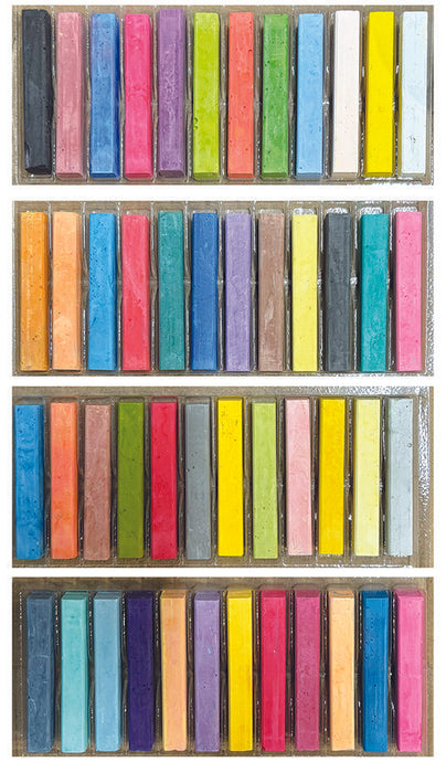 Boîte de 48 pastels sec pour le dessin
