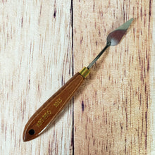 Charger l&#39;image dans la galerie, Couteaux à peindre d&#39;artiste en métal avec manche en bois