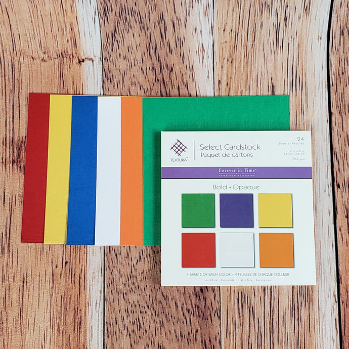 24 petites feuilles de carton 6