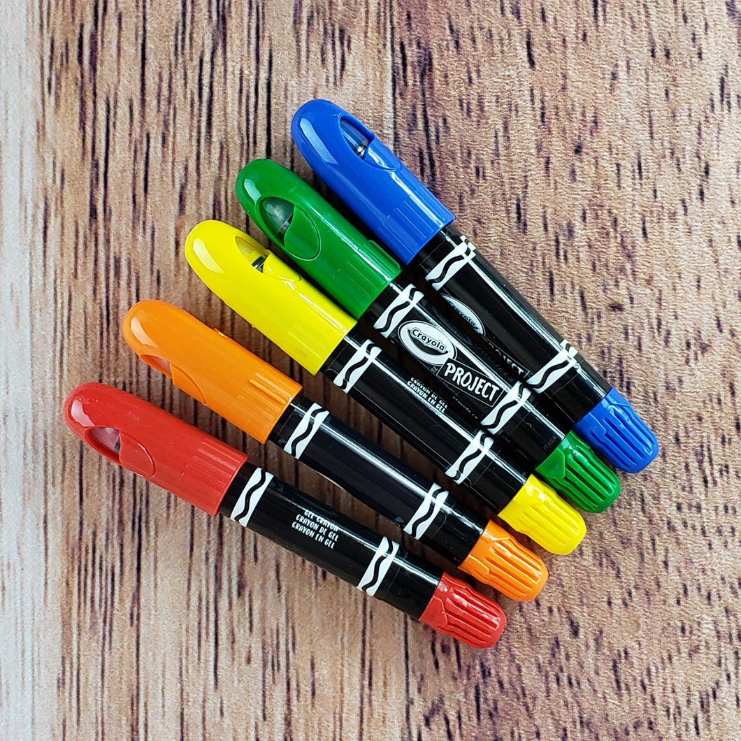 5 crayons de gel
