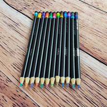 Charger l&#39;image dans la galerie, 12 crayons de couleurs tricolores