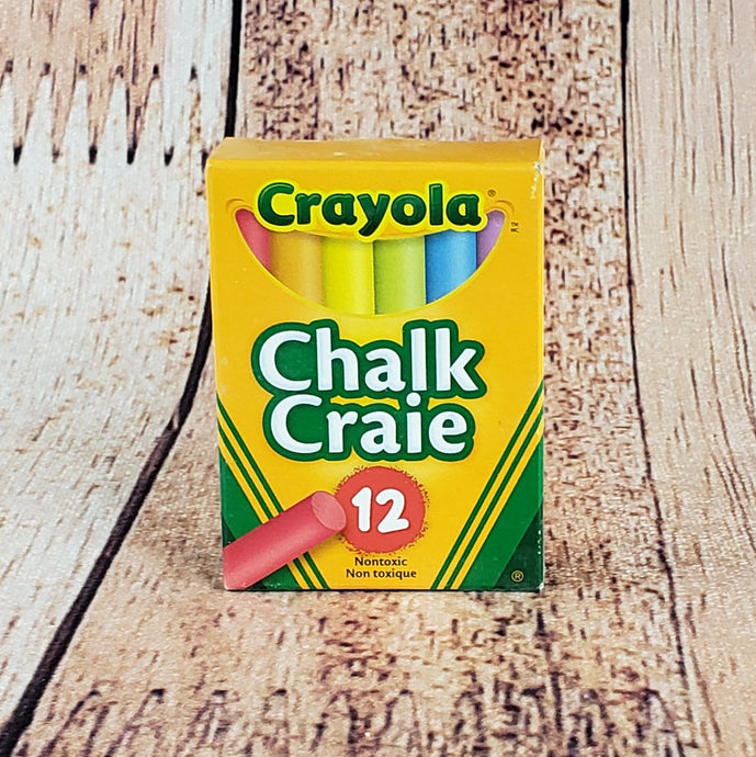 12 craies de couleur pour tableau noir