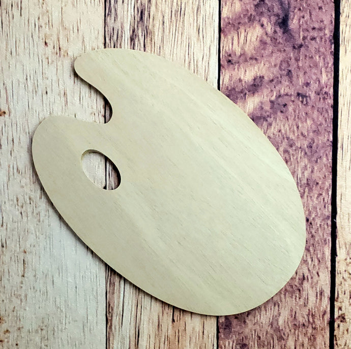 Palette d'artiste en bois