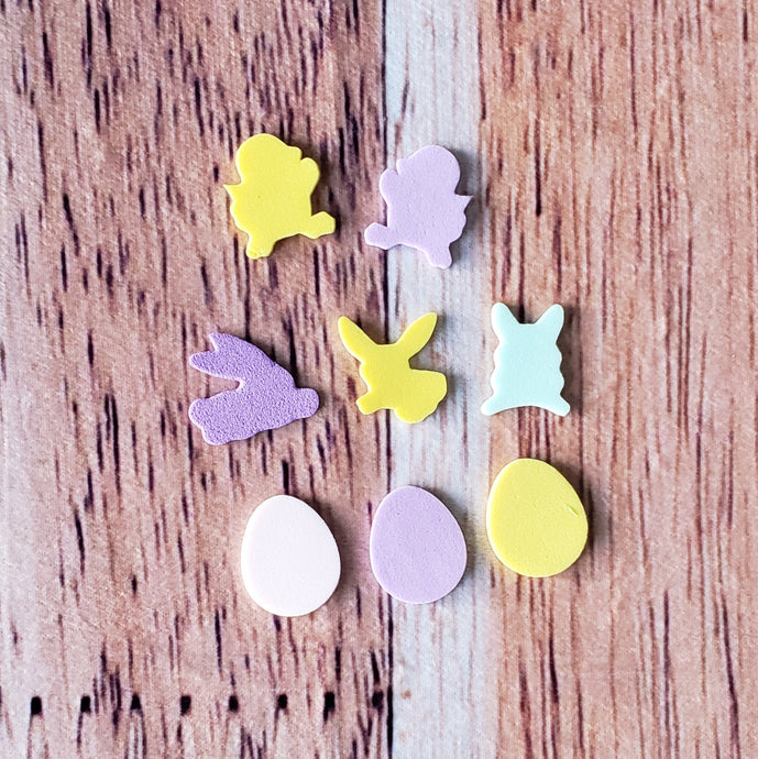 Très petites formes en mousse - Pâques