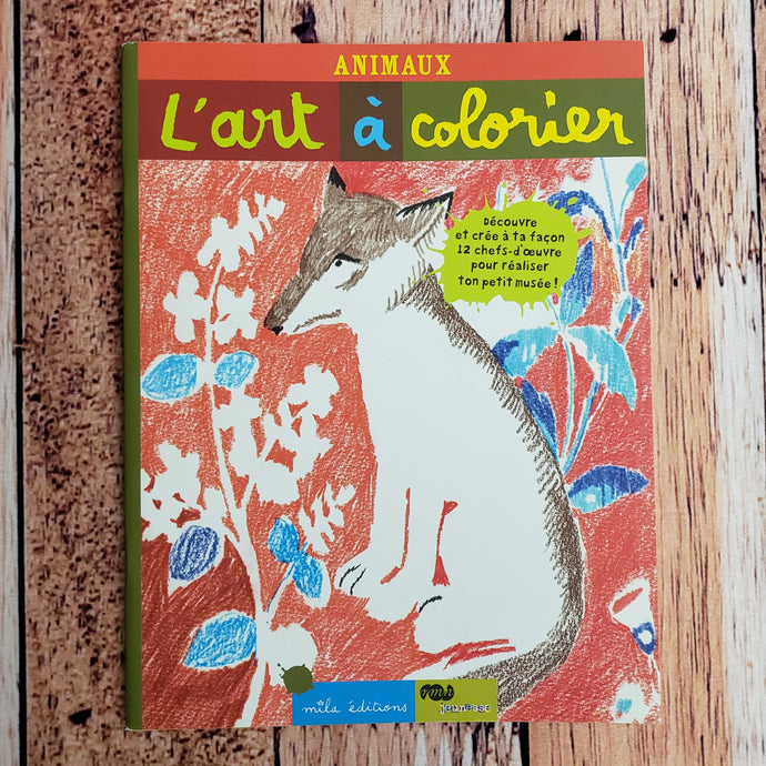 Livre de coloriage : L'art à colorier - Animaux 