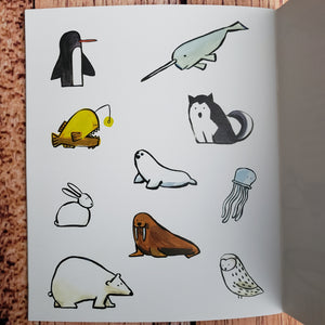 Livre de coloriage : je dessine les animaux du froid