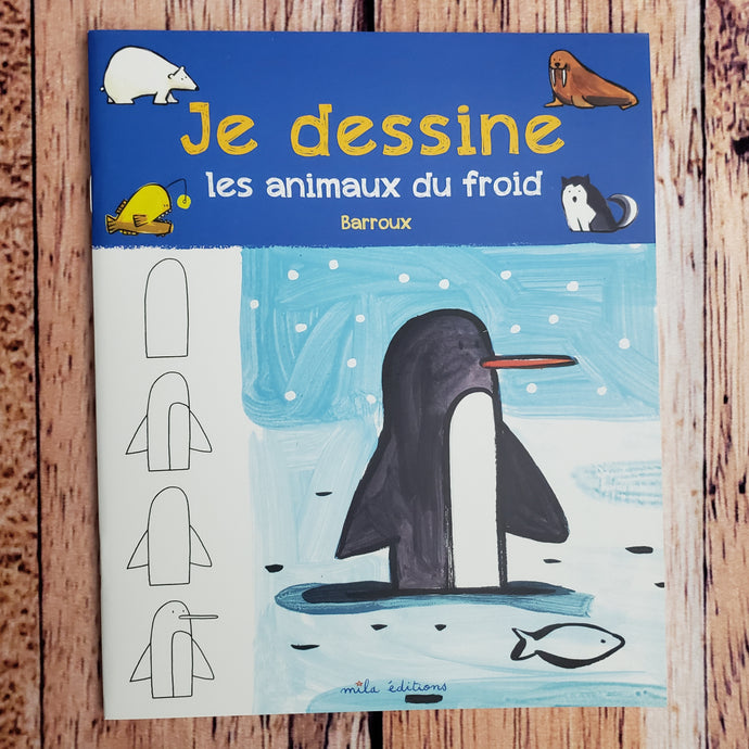 Livre de coloriage : je dessine les animaux du froid