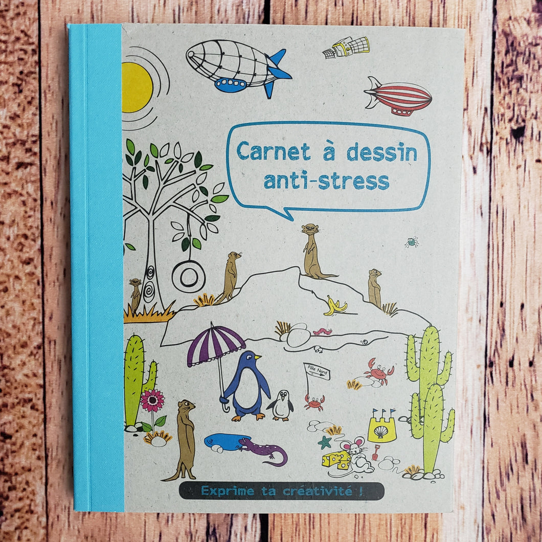 Carnet de dessin anti-stress exprimer sa créativité 