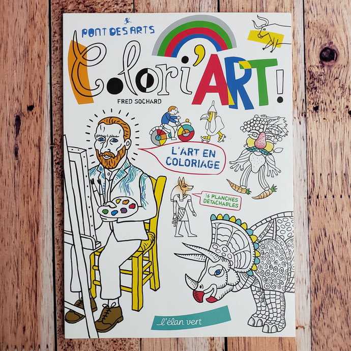 Livre de coloriage : Colori'ART - 16 planches détachables