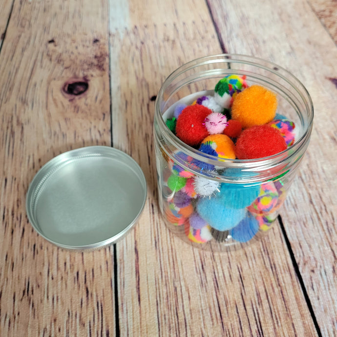 Pot en plastique transparent de 480 ml