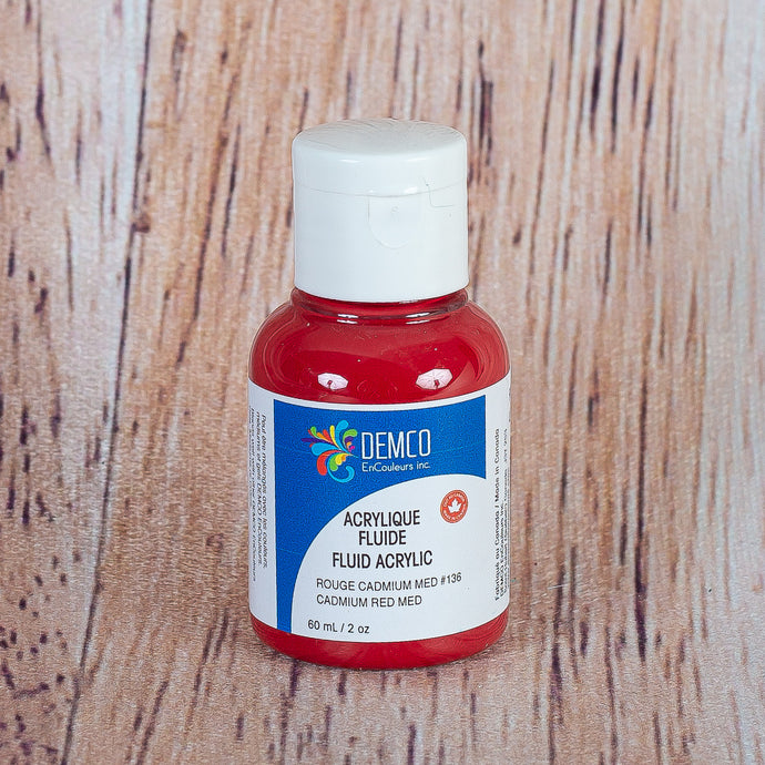 Acrylique fluide de marque DEMCO Encouleurs - format 60 ml
