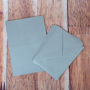 6 ensembles de cartes et enveloppes - choix de couleurs