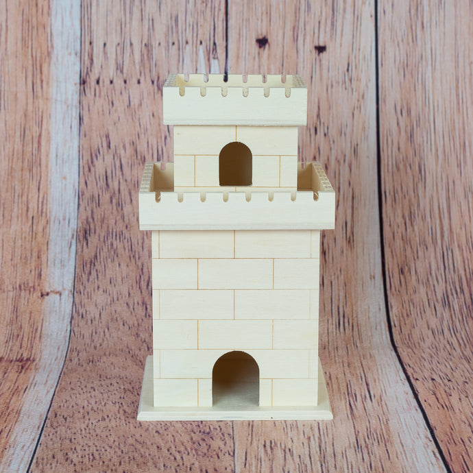 Château en bois à peindre