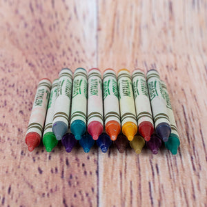 16 craies de cire couleurs métalliques brillantes de Crayola