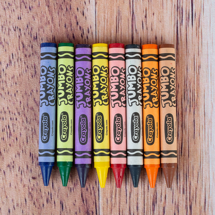 8 craies de cire jumbo de Crayola