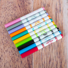 Charger l&#39;image dans la galerie, 10 crayons feutres pour tissus à trait fin Crayola