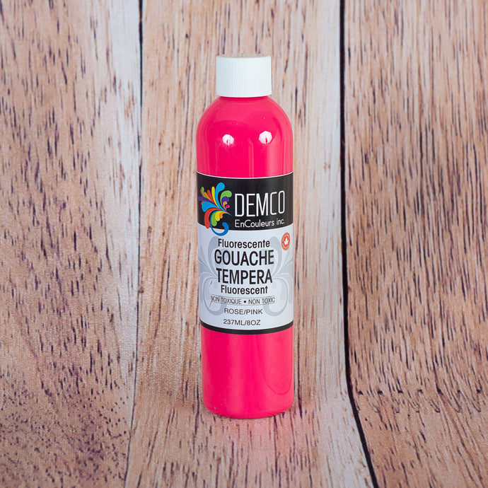 Gouache couleurs fluorescentes - Moyen format 237 ml