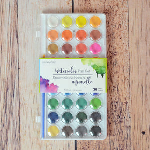 Peinture aquarelle pour débutant (36 couleurs)