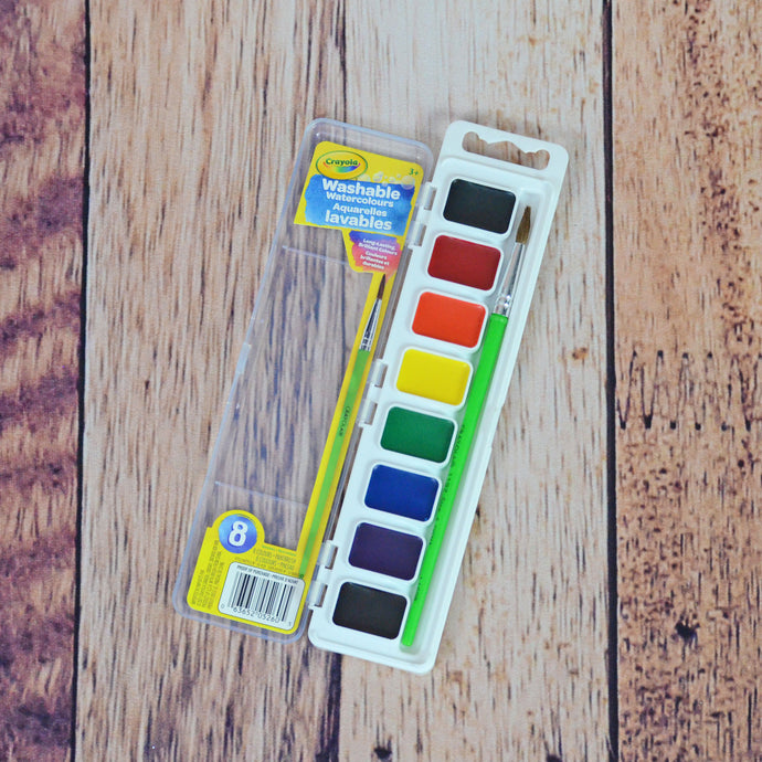 Petit ensemble de peinture aquarelle (8 couleurs)