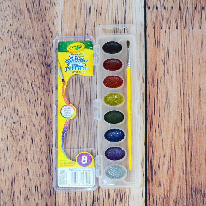 Petit ensemble de peinture aquarelle brillante (8 couleurs)