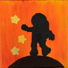 Charger l&#39;image dans la galerie, Exemple de tableau pour les boîtes de bricolage peinture créative : Les fusées et les planètes