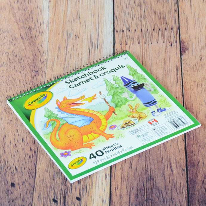 Carnet à croquis de marque Crayola