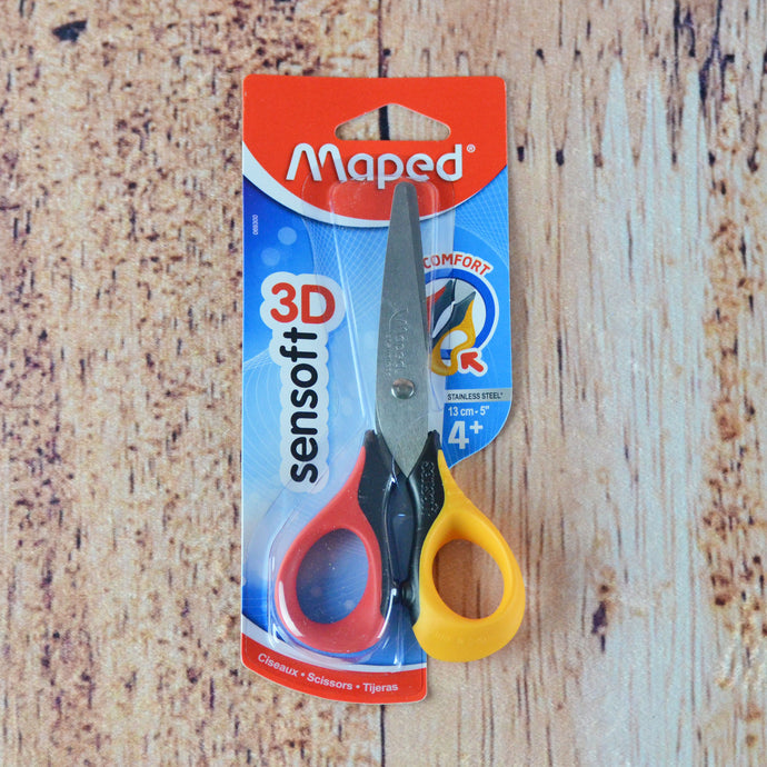 Ciseaux à bout rond avec manche souple