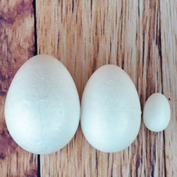 Oeufs en styromousse - Grandeurs variées