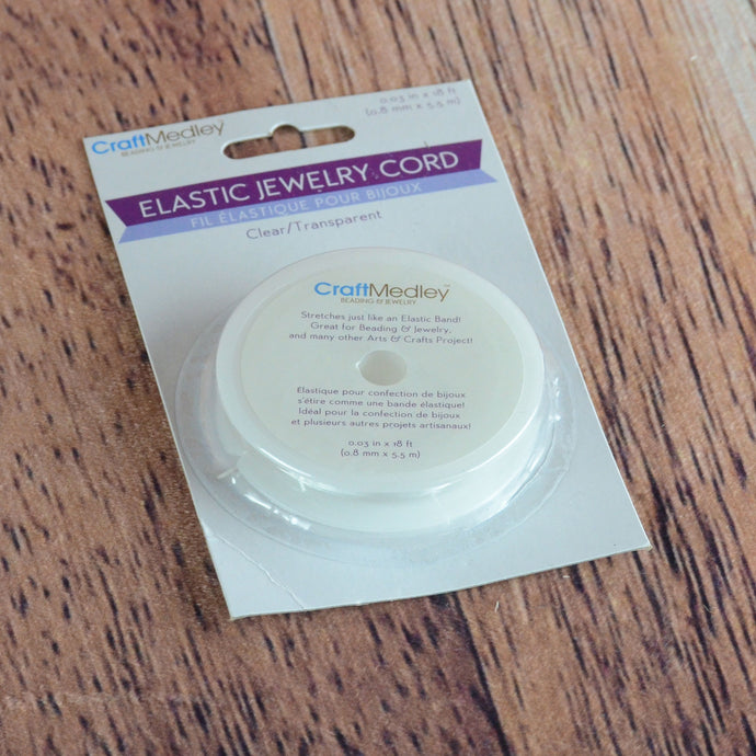 Fil élastique pour bijoux (transparent)