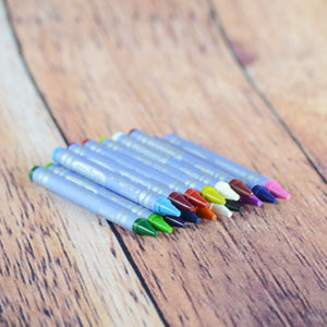 16 craies de cire de couleurs avec des brillants de marque Crayola