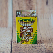 Charger l&#39;image dans la galerie, 24 craies de cire de couleurs - les couleurs du monde de crayola colors of the world