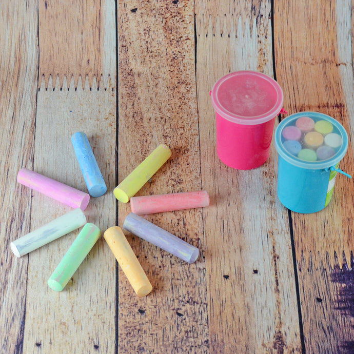 8 craies de trottoir