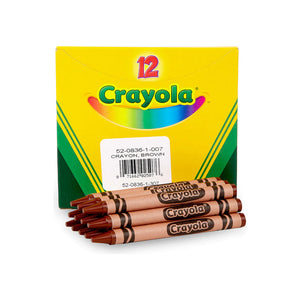 12 craies de cire - une couleur par boîte (12 choix de couleurs)