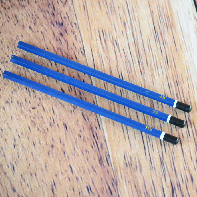 Crayon à mine pour le dessin HB-2B-4B (vendu à l'unité)