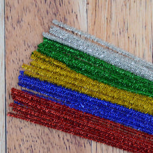 Charger l&#39;image dans la galerie, Paquet de 35 cure-pipes - couleurs métalliques