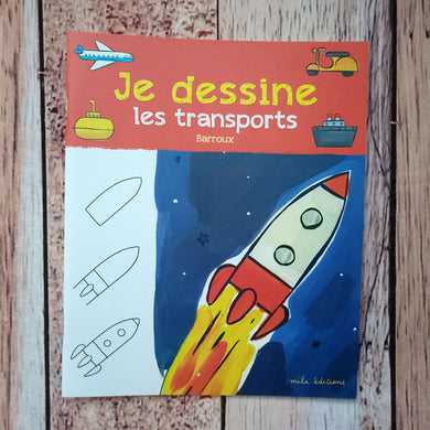 Livre de coloriage : je dessine les transports